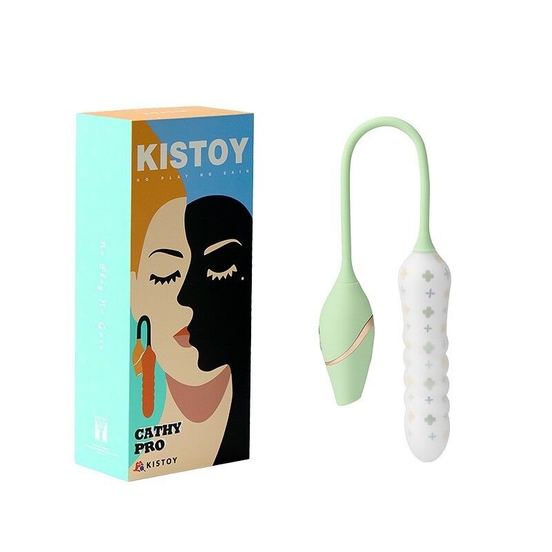 KISSTOY Пульсатор з вакуумним стимулятором KISTOY Cathy Pro на гнучкій зчіпці