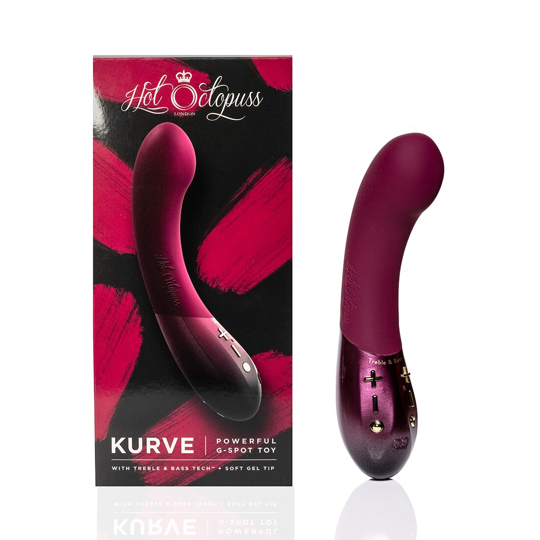 Вібратор для точки G Hot Octopuss KURVE