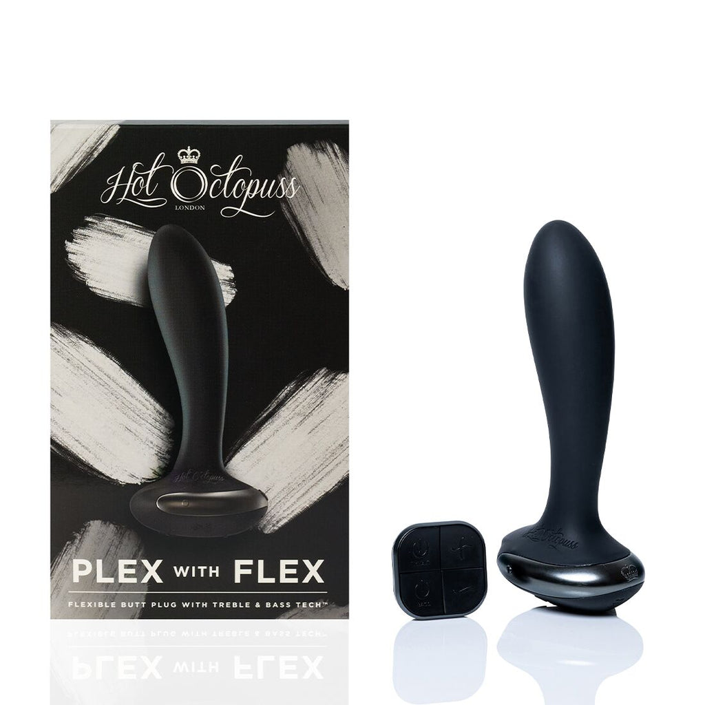 Анальна вібропробка Hot Octopuss PleX with flex