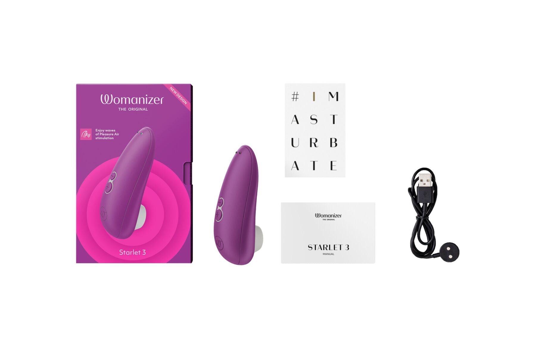 Вакуумний кліторальний стимулятор Womanizer Starlet 3