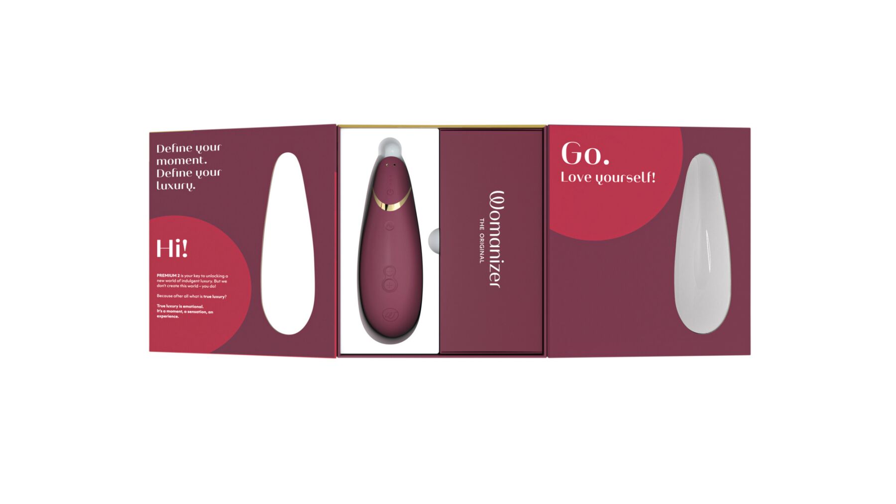 Вакуумний кліторальний стимулятор Womanizer Premium 2