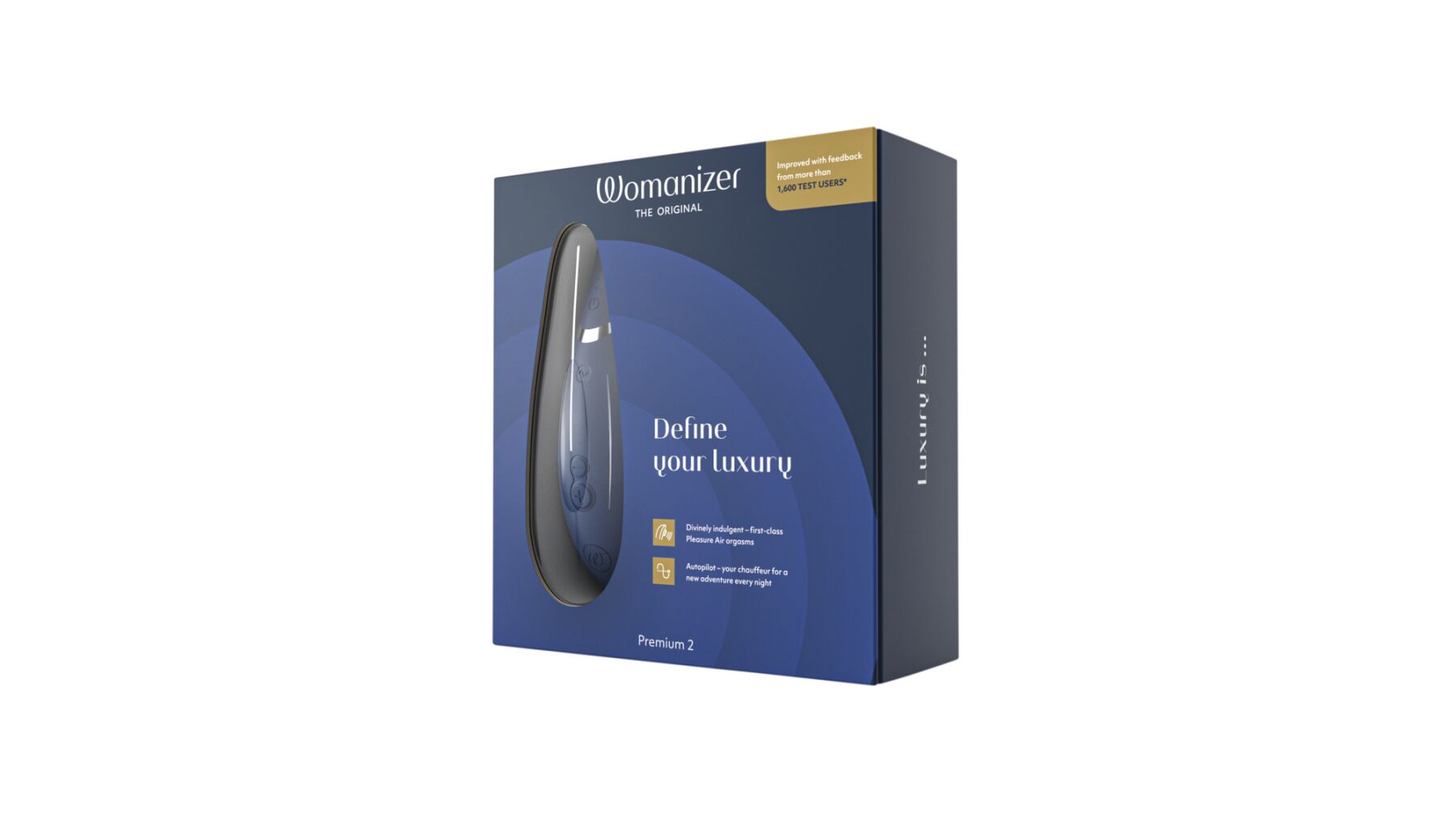 Вакуумний кліторальний стимулятор Womanizer Premium 2 - Blueberry