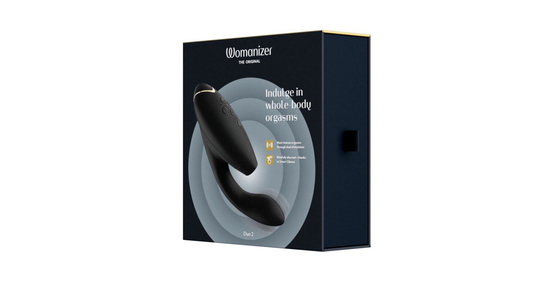 Подвійний вакуумний кліторальний стимулятор Womanizer Duo 2