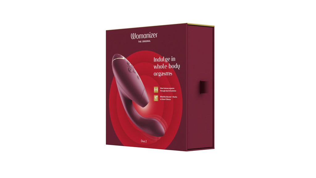 Подвійний вакуумний кліторальний стимулятор Womanizer Duo 2