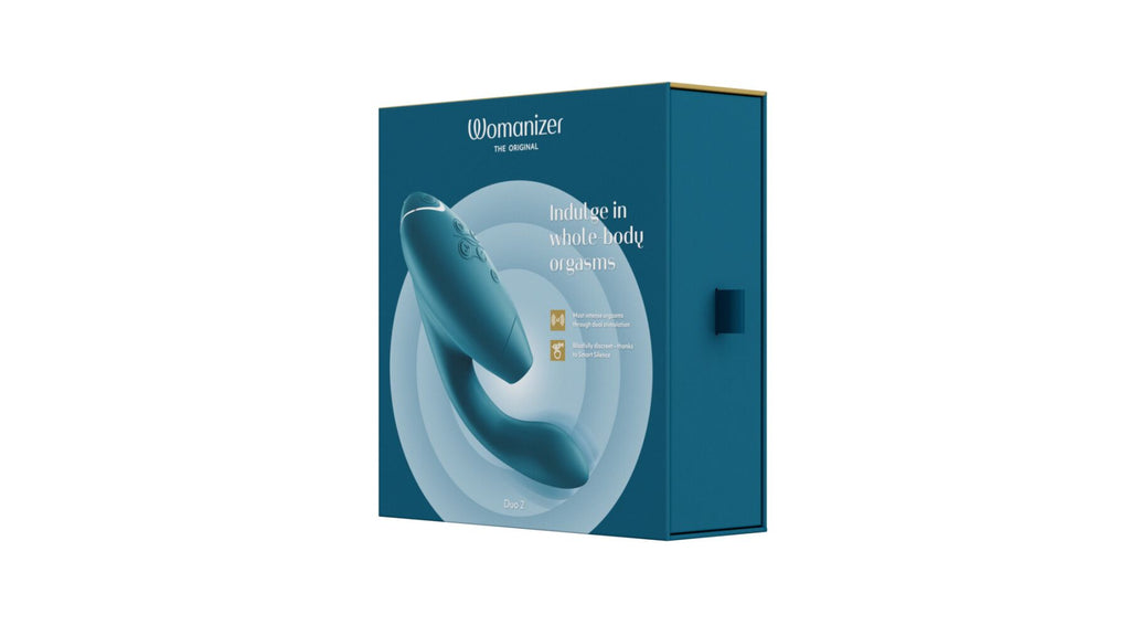 Подвійний вакуумний кліторальний стимулятор Womanizer Duo 2