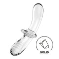 Двосторонній скляний дилдо Satisfyer Double Crystal