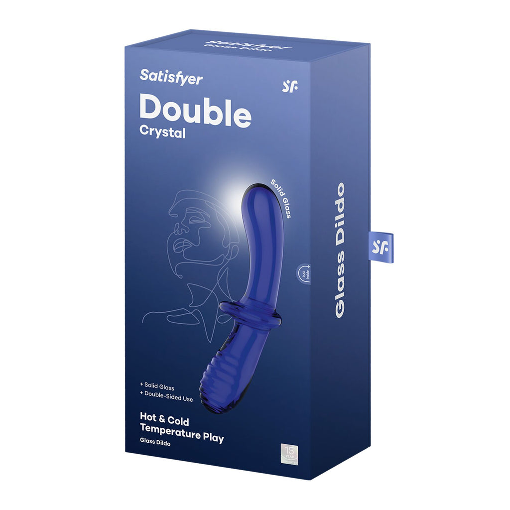Двосторонній скляний дилдо Satisfyer Double Crystal