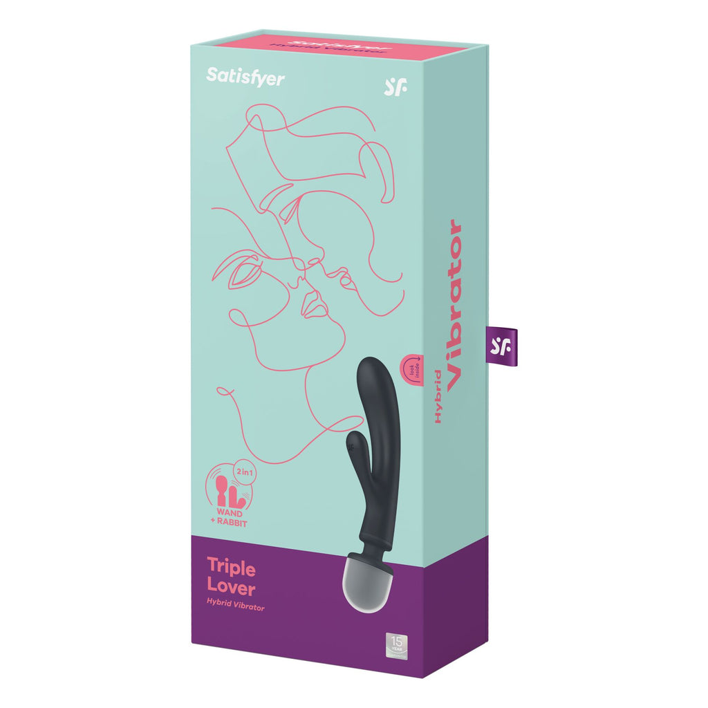 Вібратор-кролик з вібромасажером Satisfyer Triple Lover