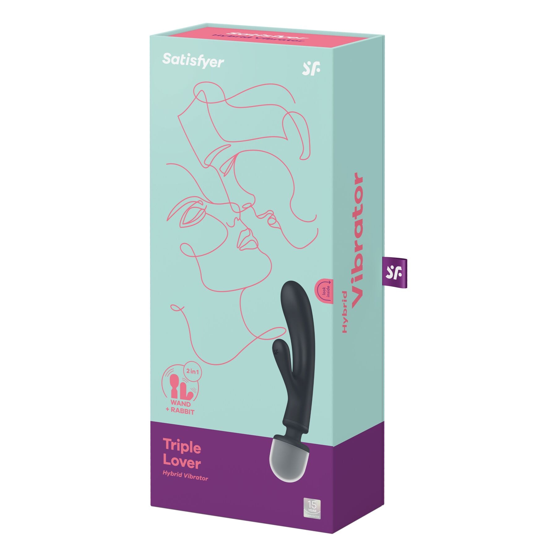 Вібратор-кролик з вібромасажером Satisfyer Triple Lover