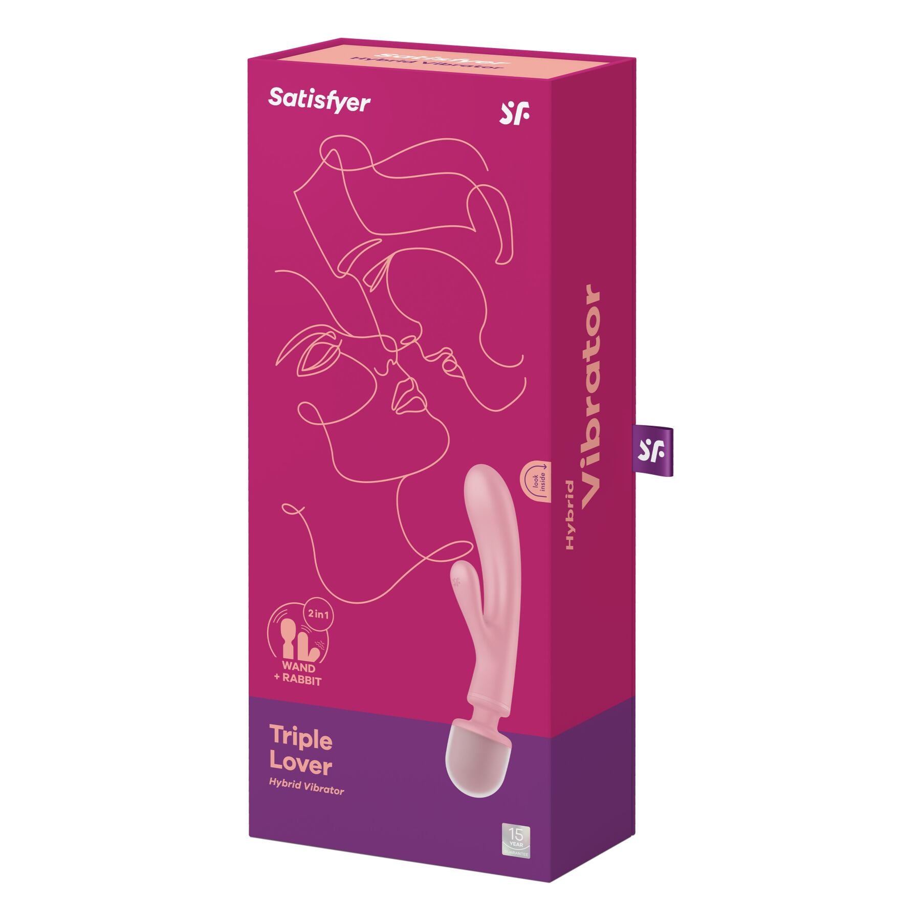 Вібратор-кролик з вібромасажером Satisfyer Triple Lover