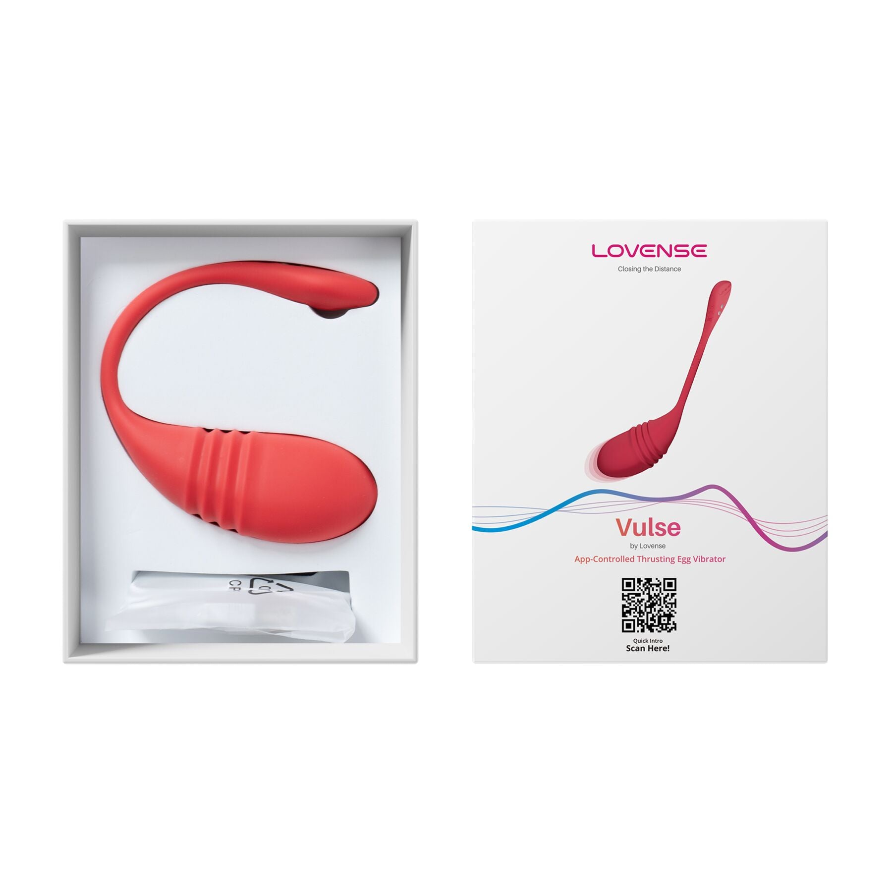 Смарт-віброяйце з пульсацією Lovense Vulse Thrusting Egg Vibrator