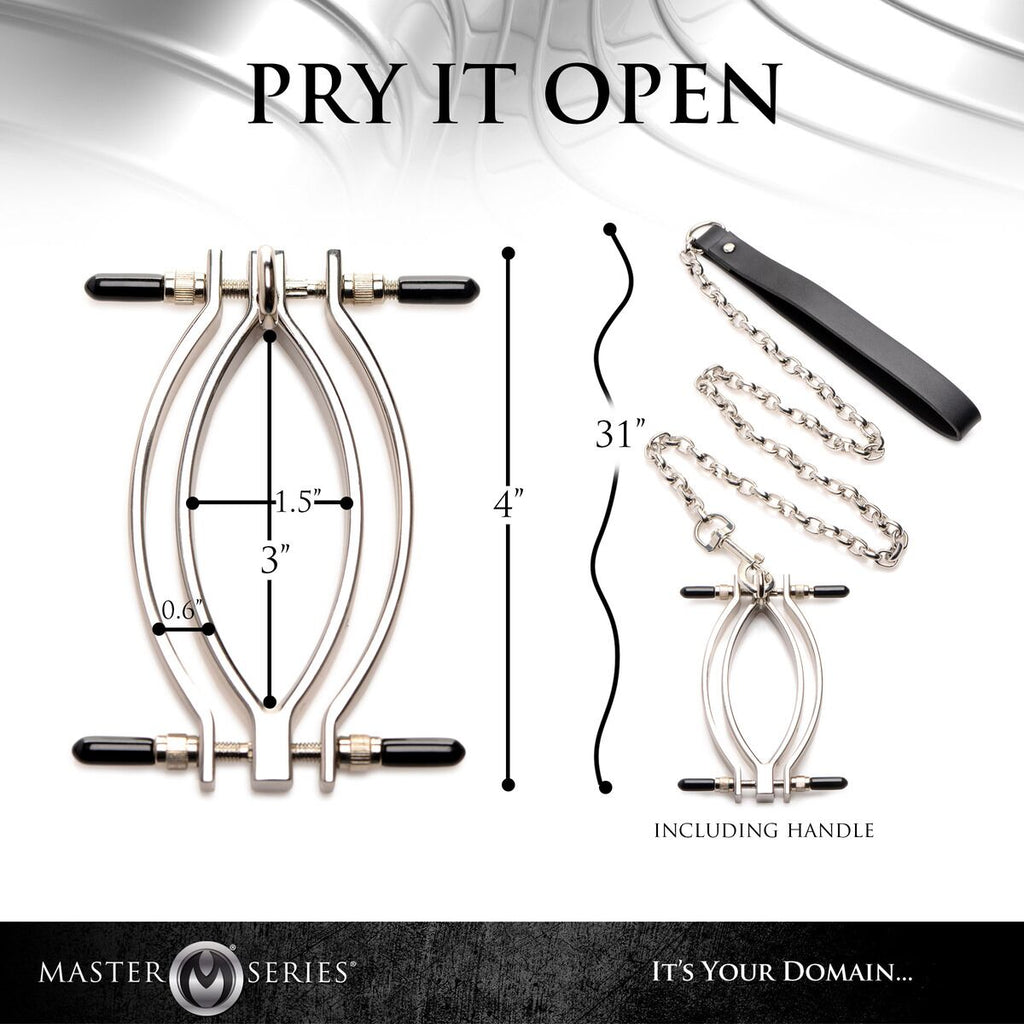 Затискач для статевих губ Master Series Pussy Tugger Adjustable