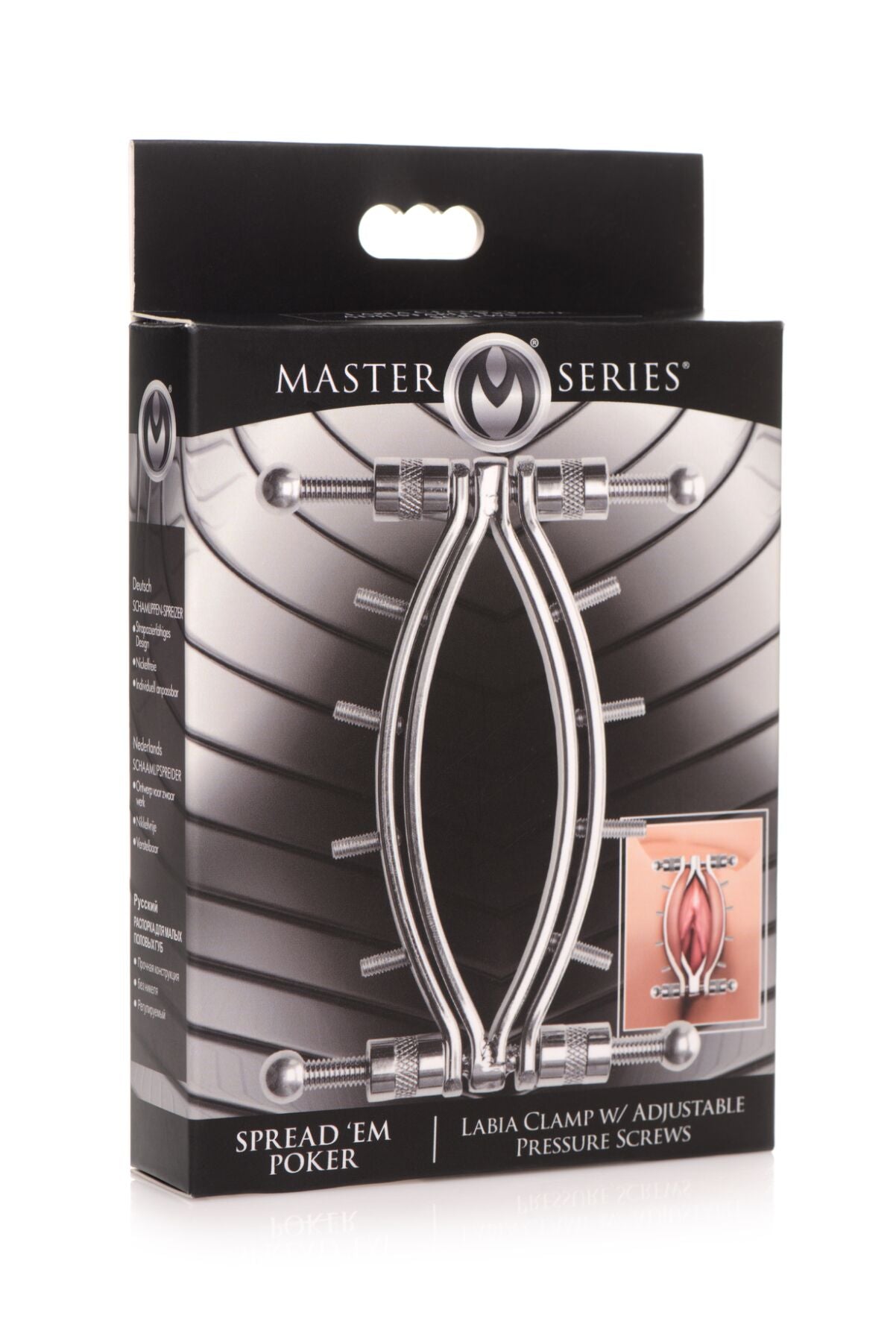 Затискач для вагіни Master Series Spread 'Em Poker