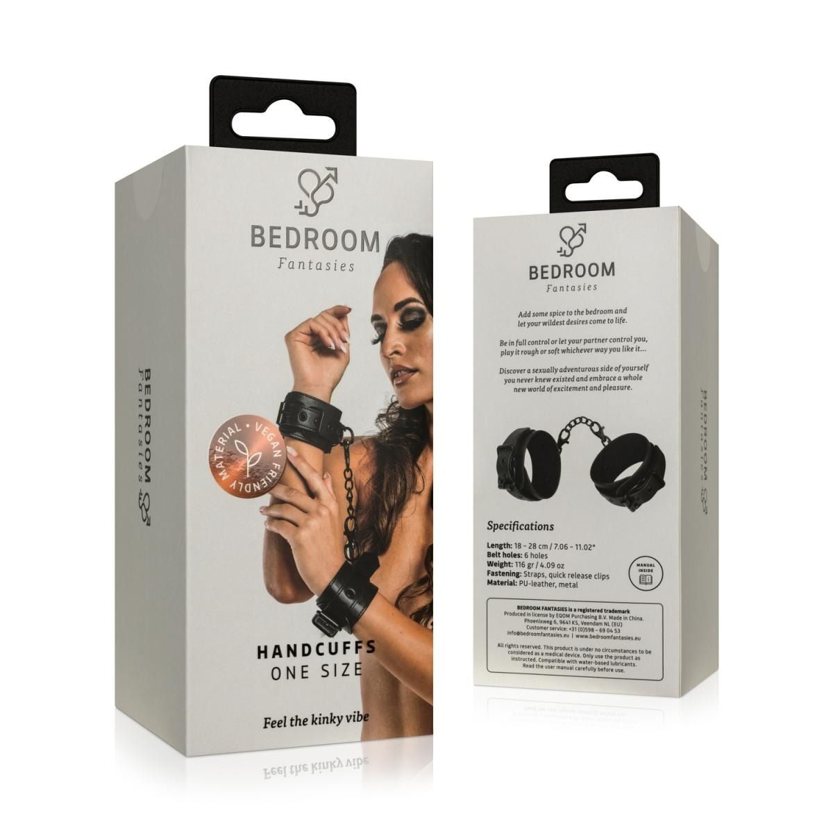Наручники Bedroom Fantasies Faux Leather Handcuffs