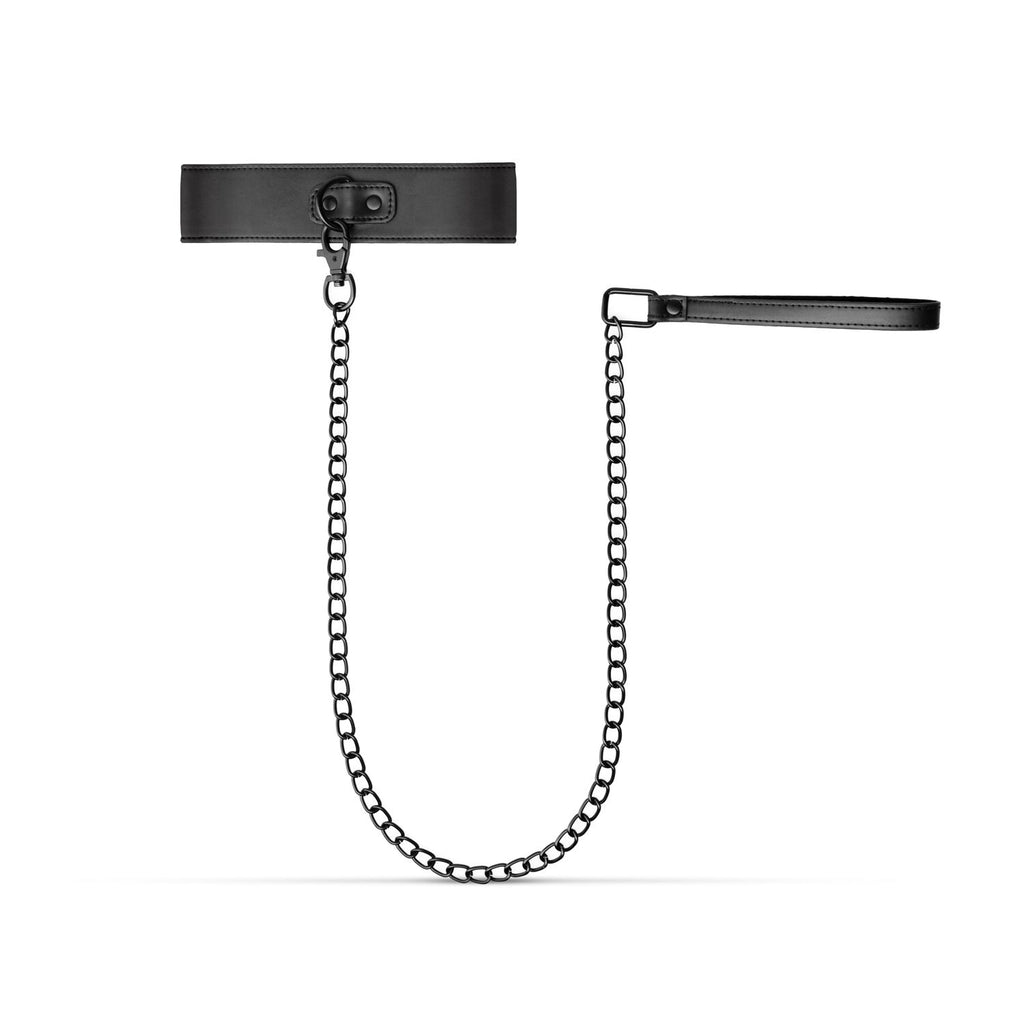 Нашийник з повідцем Bedroom Fantasies Faux Leather Collar
