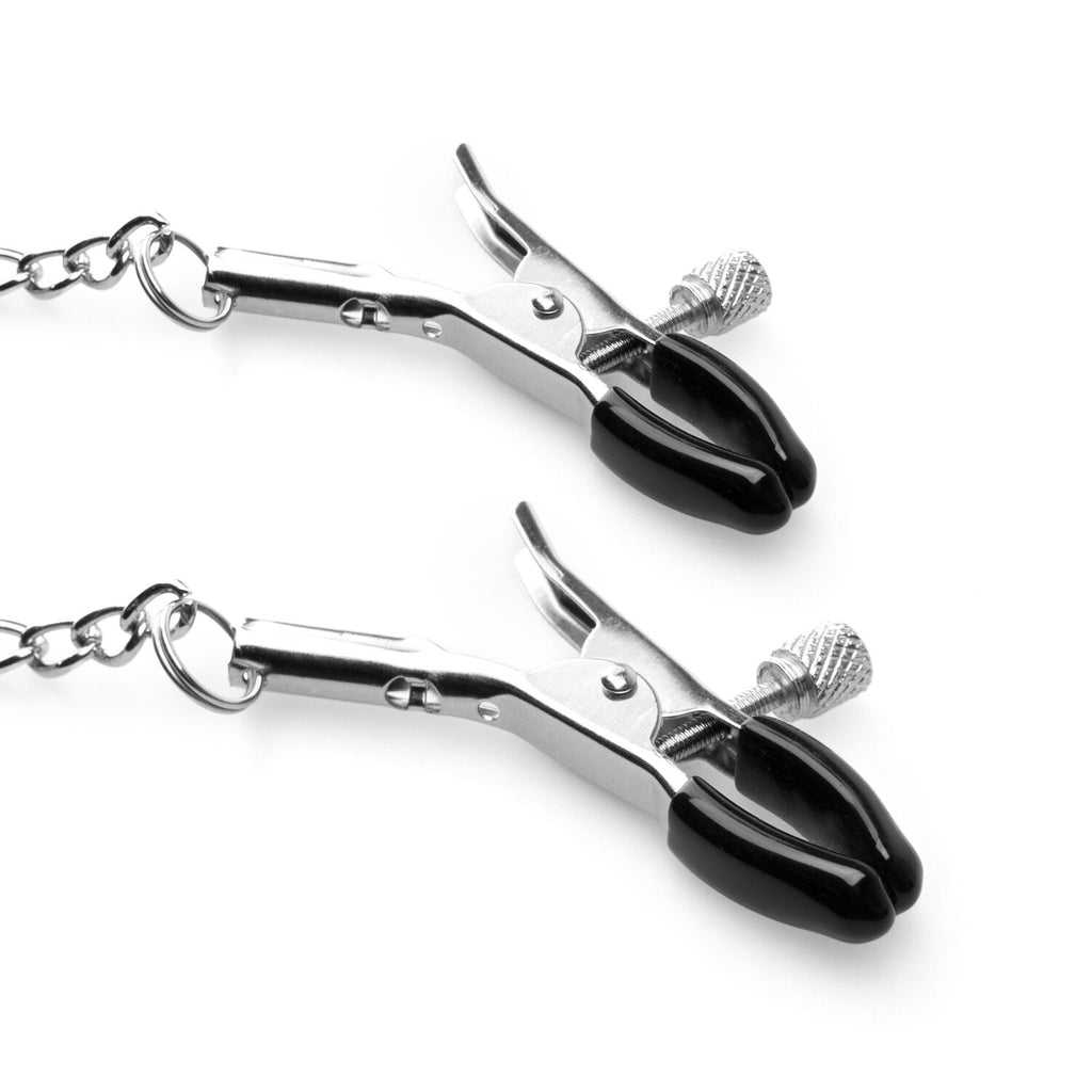 Затискачі з кляпом для сосків Bedroom Fantasies Nipple Clamps &