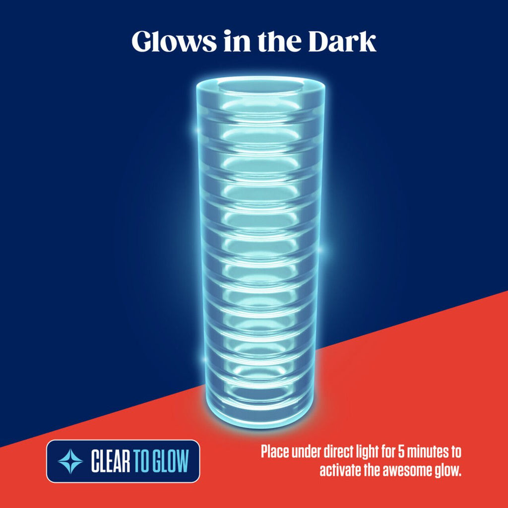 Мастурбатор Blush Rize - Ribz Glow in the Dark Masturbator - Clear