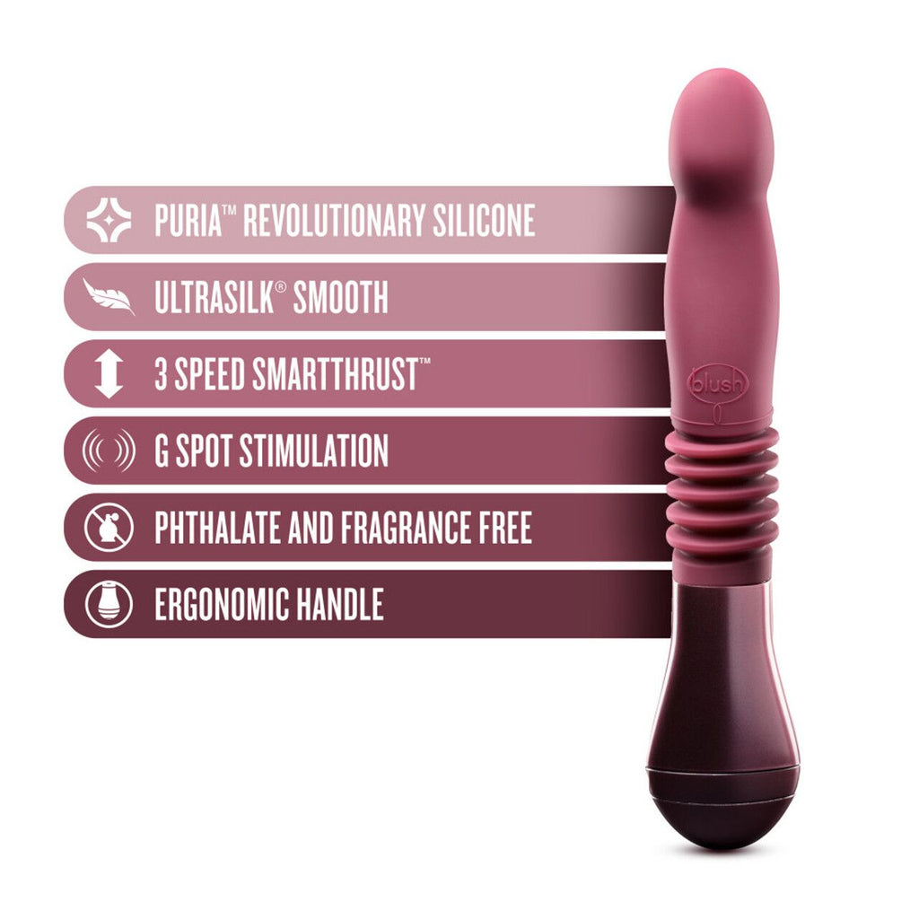 Пульсатор для точки G Blush Temptasia - Trixie Thrusting Dildo