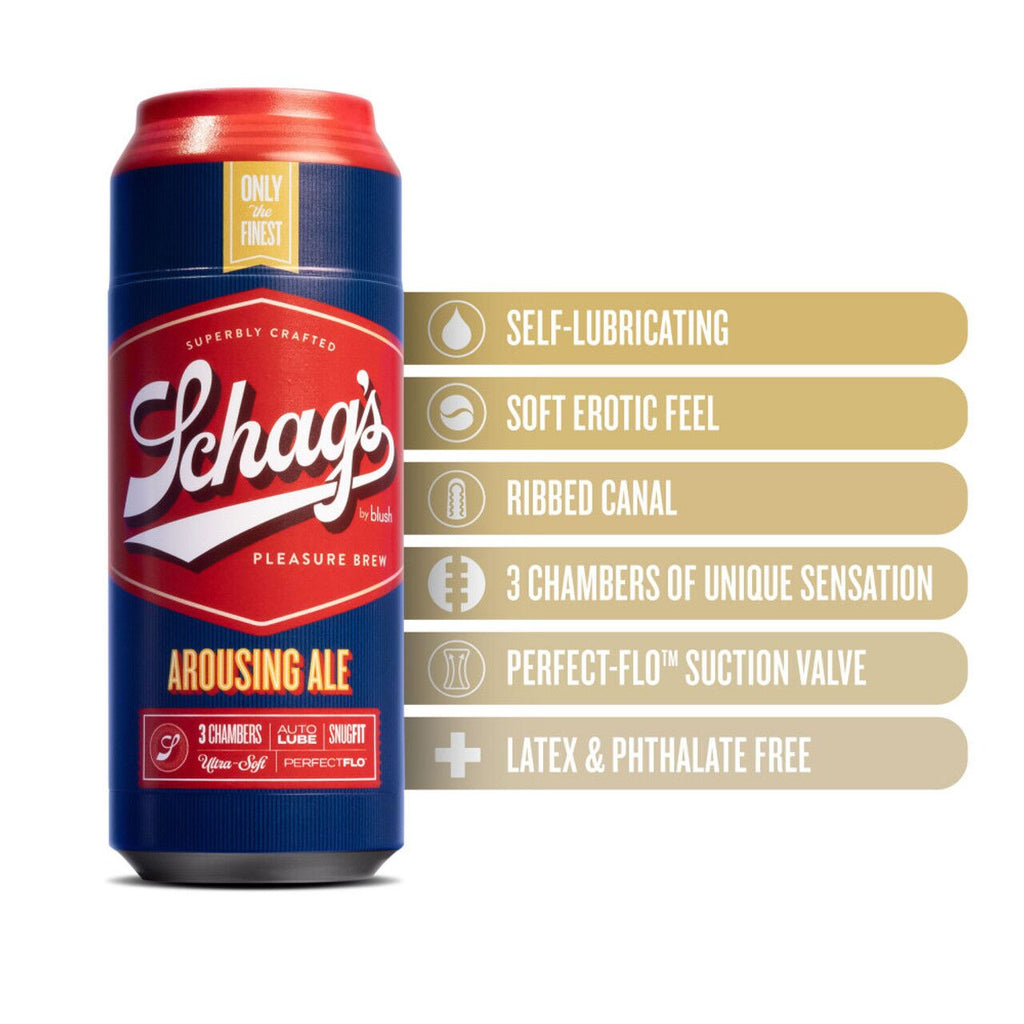 Мастурбатор - банка пива Blush Schag's Arousing Ale Masturbator - Frosted