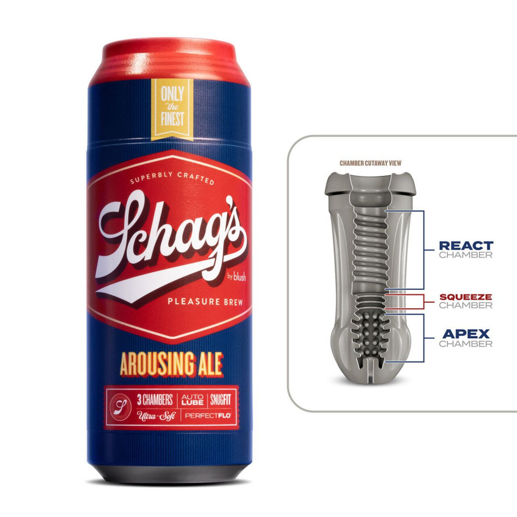 Мастурбатор - банка пива Blush Schag's Arousing Ale Masturbator - Frosted