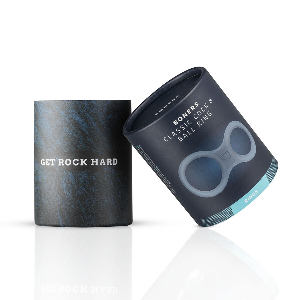 Подвійне ерекційне кільце Boners Classic Cock & Ball Ring