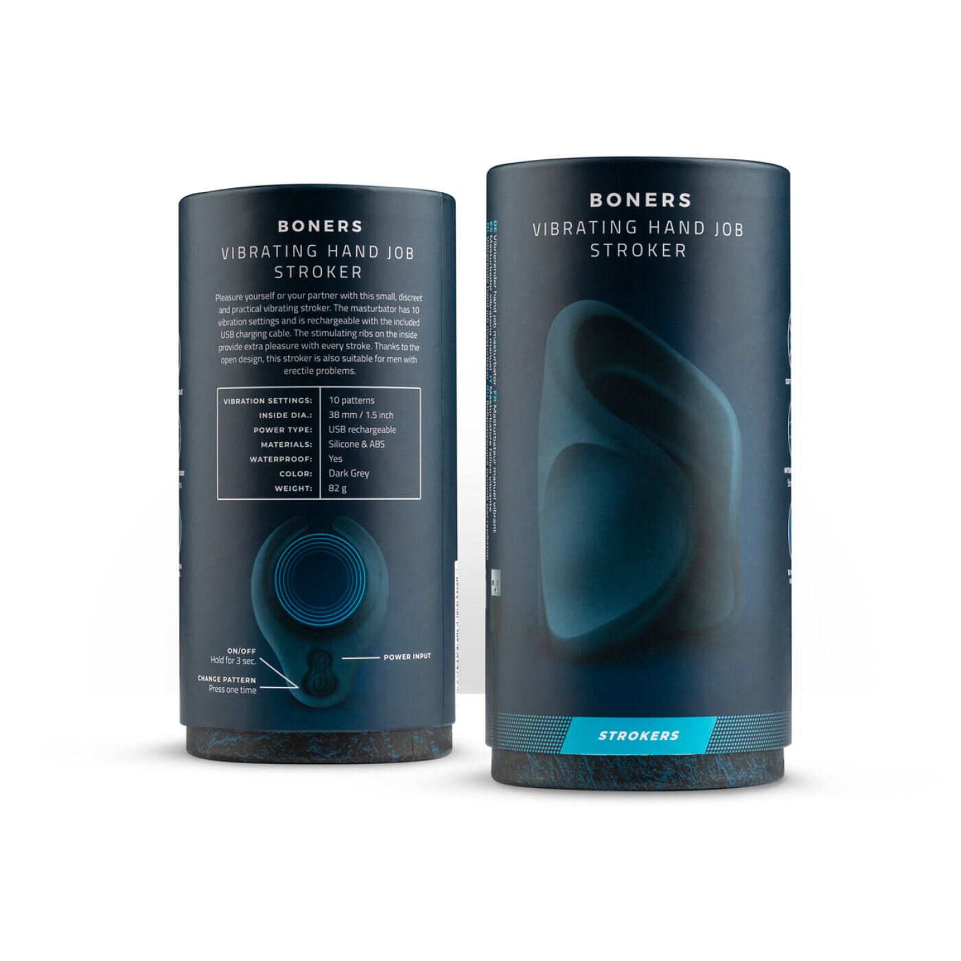 Мастурбатор Boners Vibrating Handjob Stroker