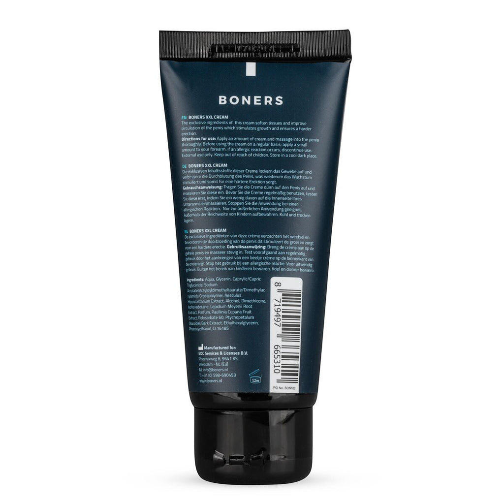 Крем для ерекції та збільшення члена Boners Penis XXL Cream