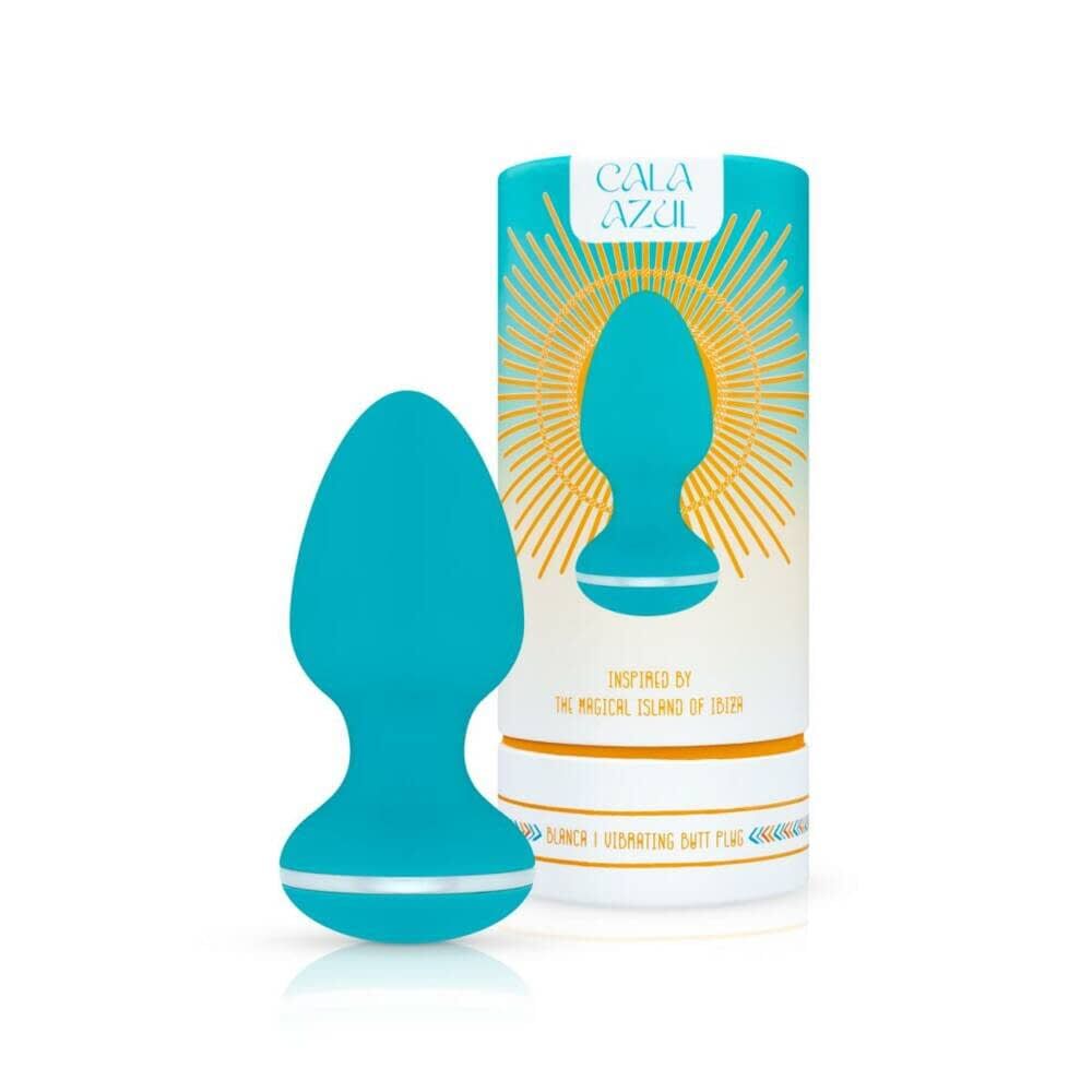 Анальна вібропробка Cala Azul Blanca Vibrating anal