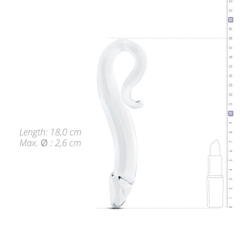 Скляний дилдо Gildo Glass Dildo No. 21