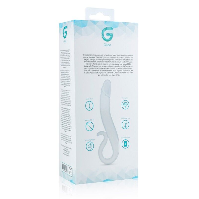 Скляний дилдо Gildo Glass Dildo No. 21