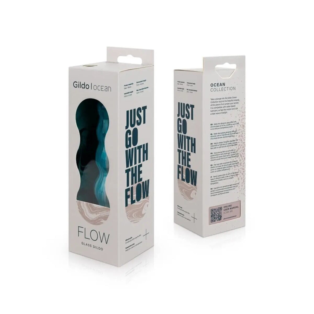Скляний дилдо Gildo Ocean Flow