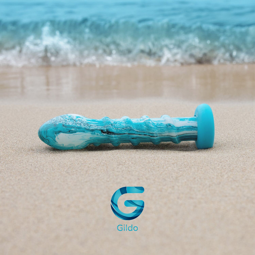Скляний дилдо Gildo Ocean Wave