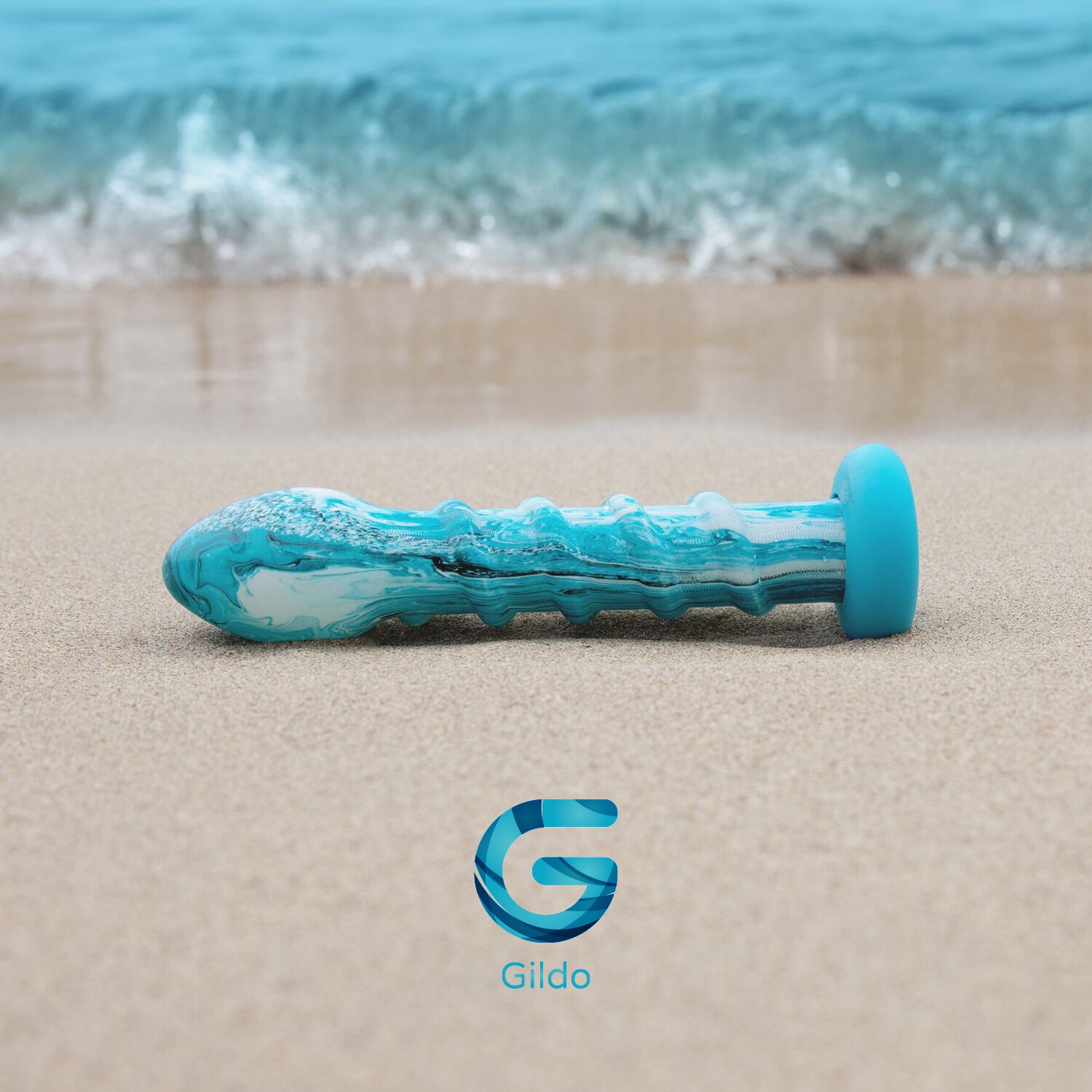 Скляний дилдо Gildo Ocean Wave