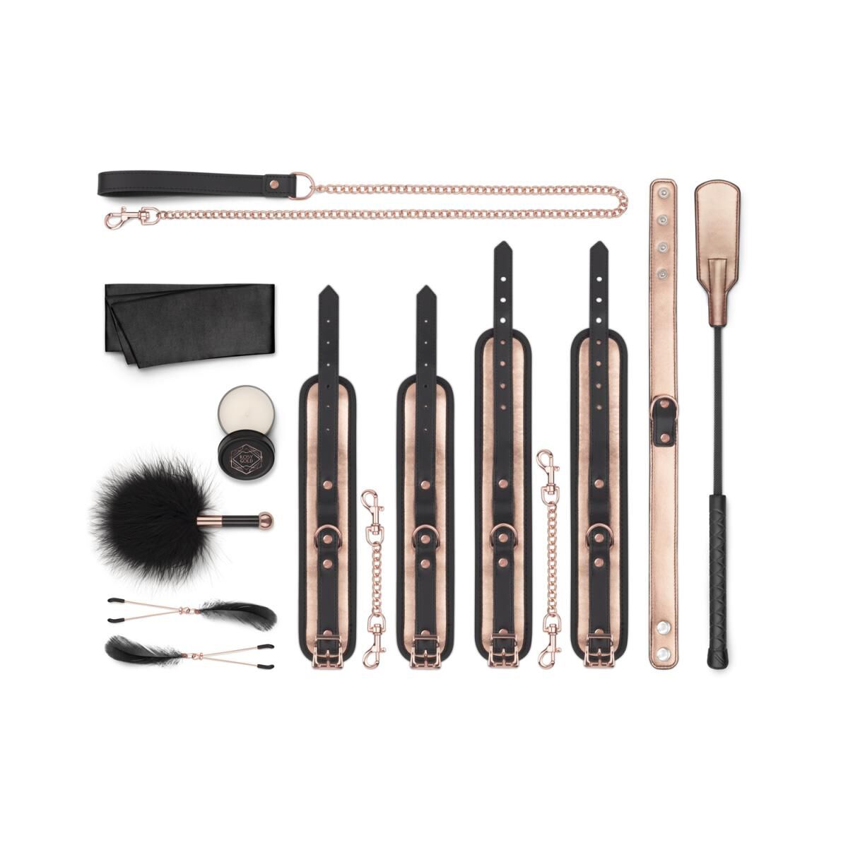 Шикарний набір для BDSM Rosy Gold Nouveau BDSM set
