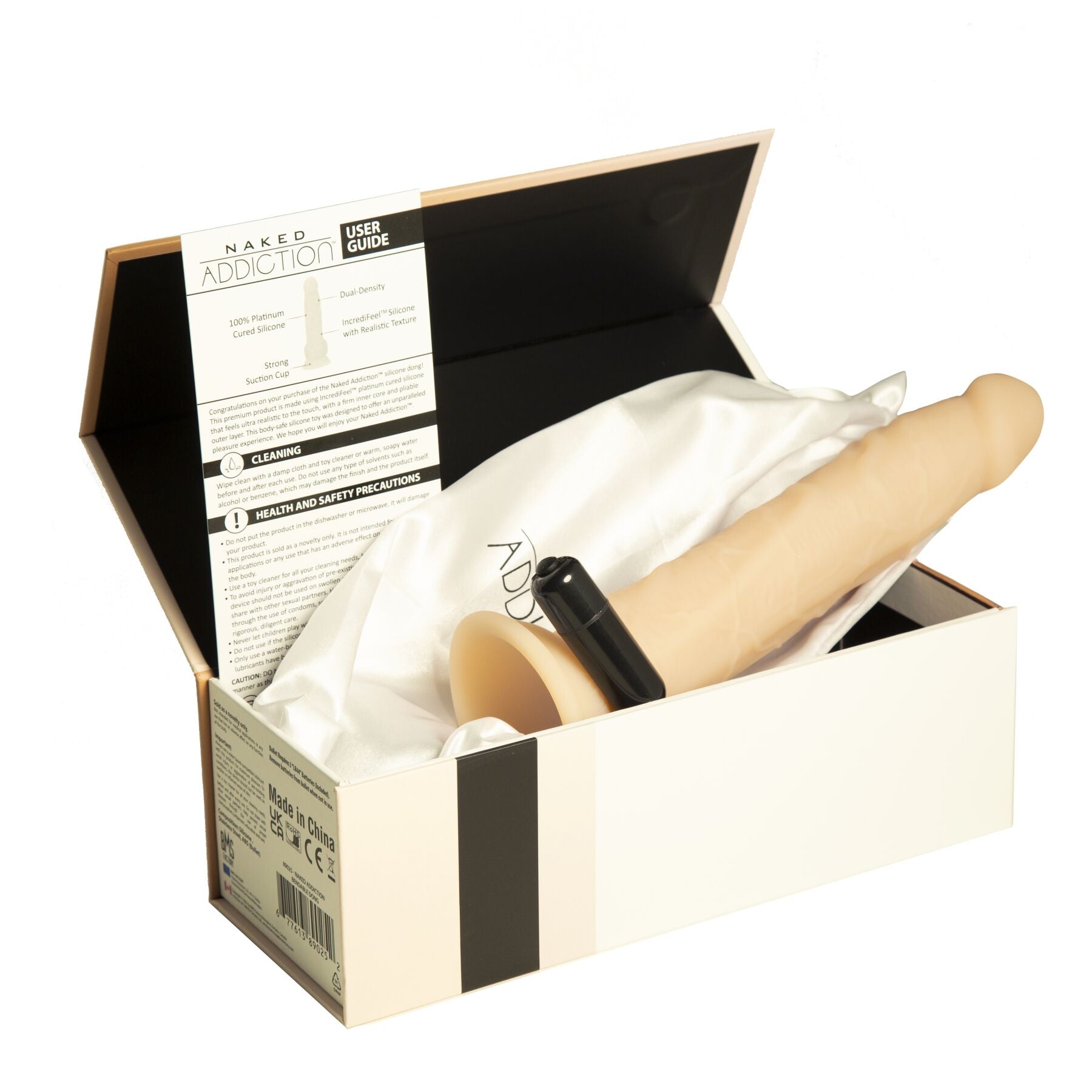 Фалоімітатор Naked Addiction 9″ Silicone Dual Density Bendable Dildo