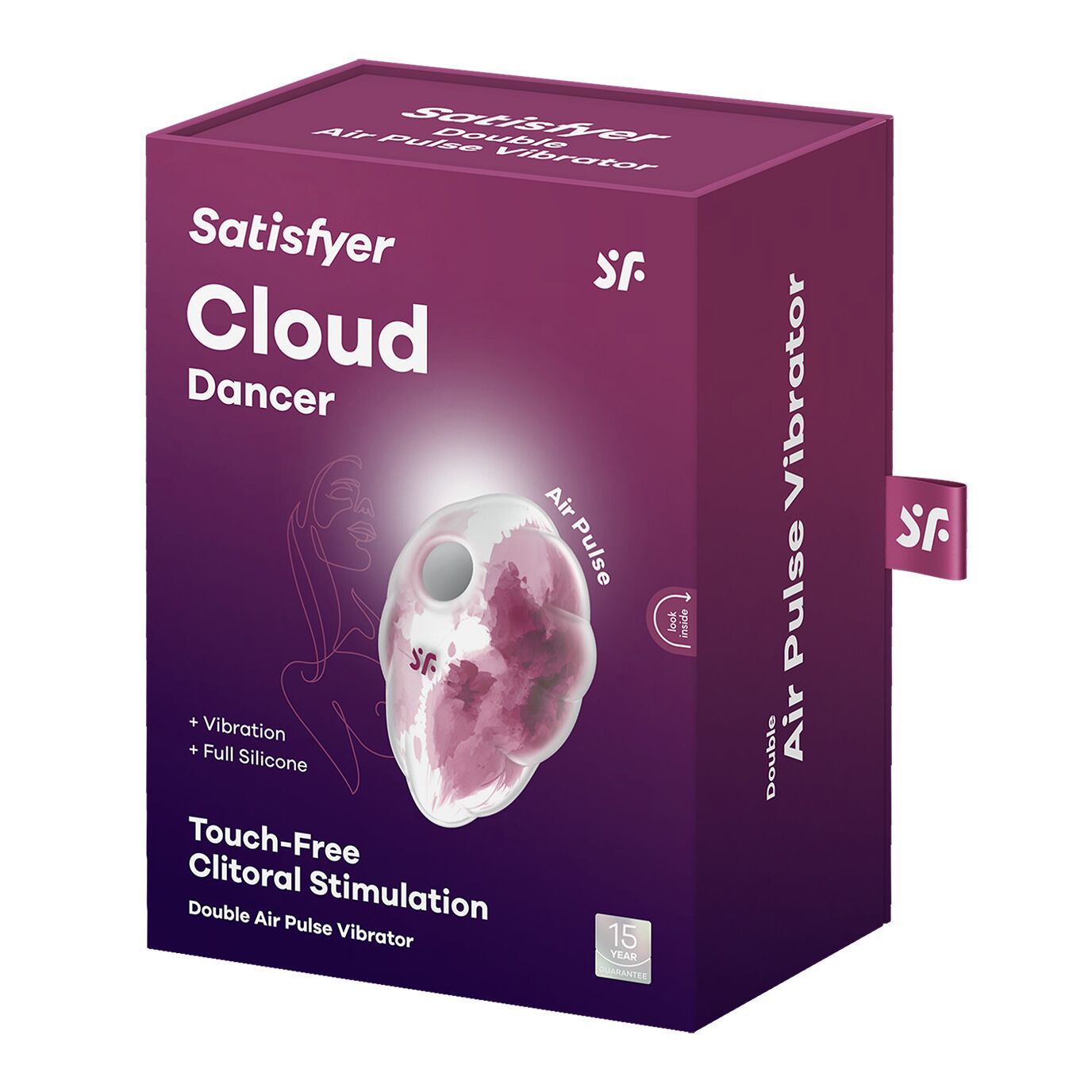 Вакуумний стимулятор з вібрацією Satisfyer Cloud Dancer