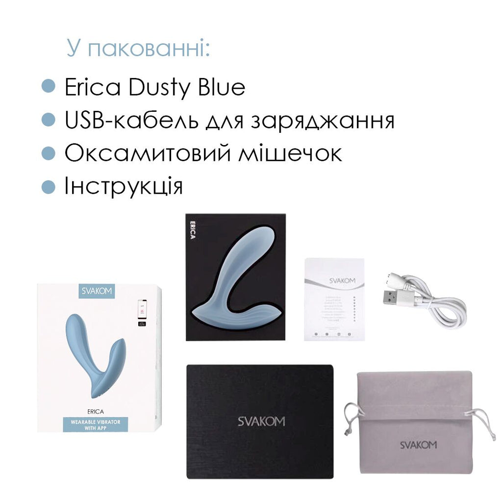 Смарт-вібратор в трусики Svakom Erica Dusty