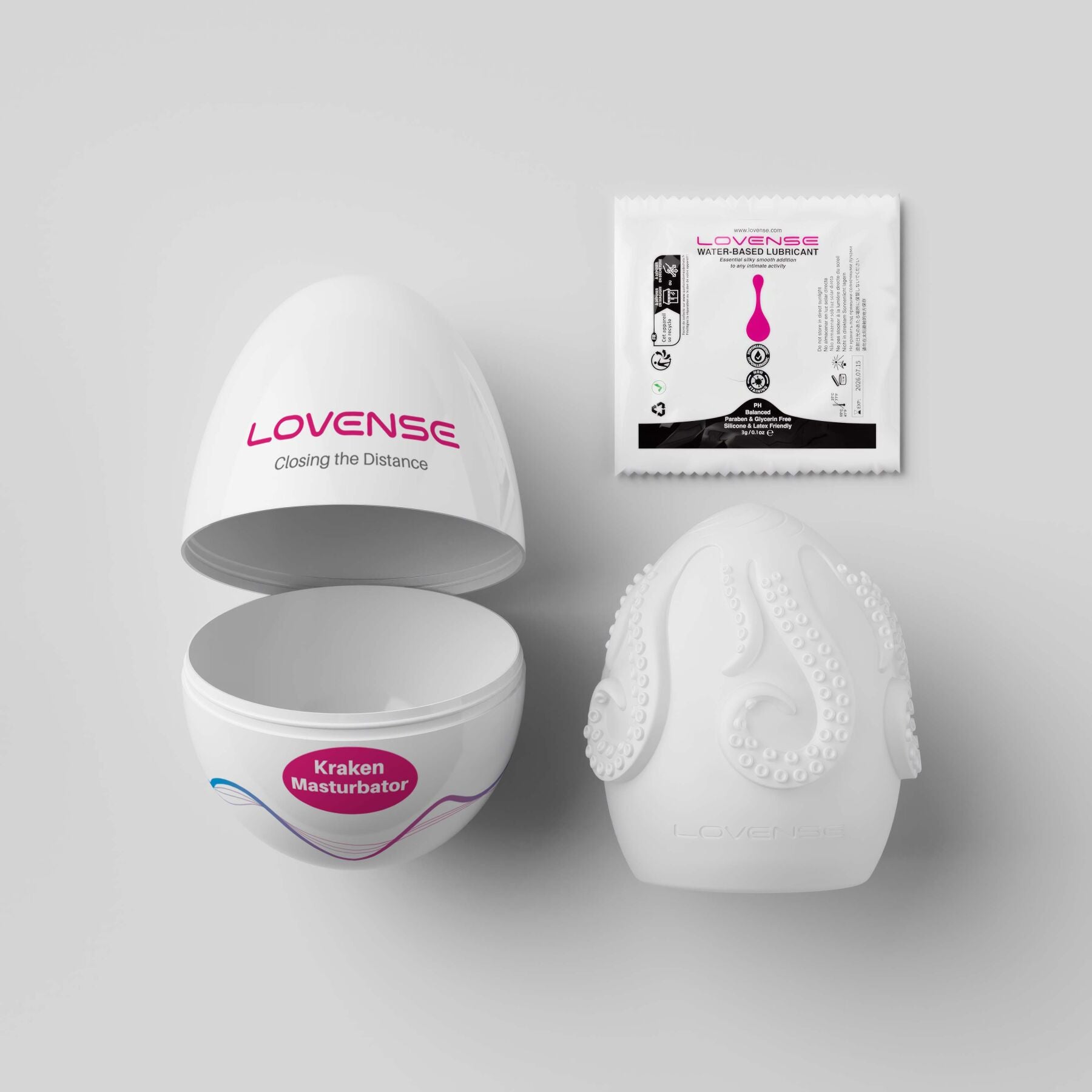 Набір мастурбаторів-яєць Lovense Kraken masturbator egg box