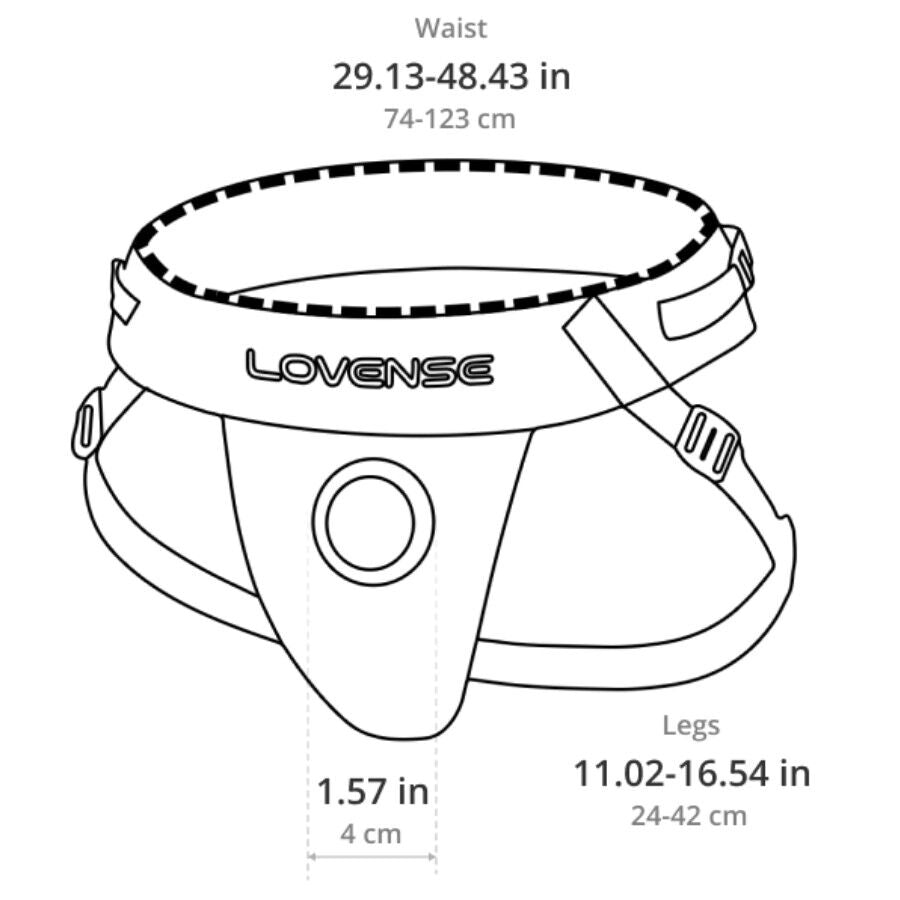 Трусики для страпона Lovense Strapless Harness