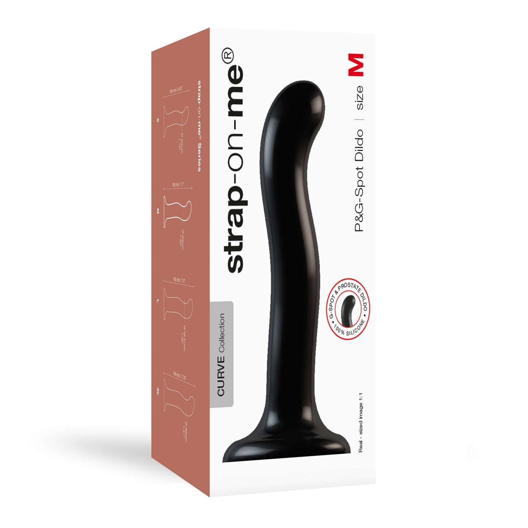 Насадка для страпона Strap-On-Me P&G-Spot Dildo