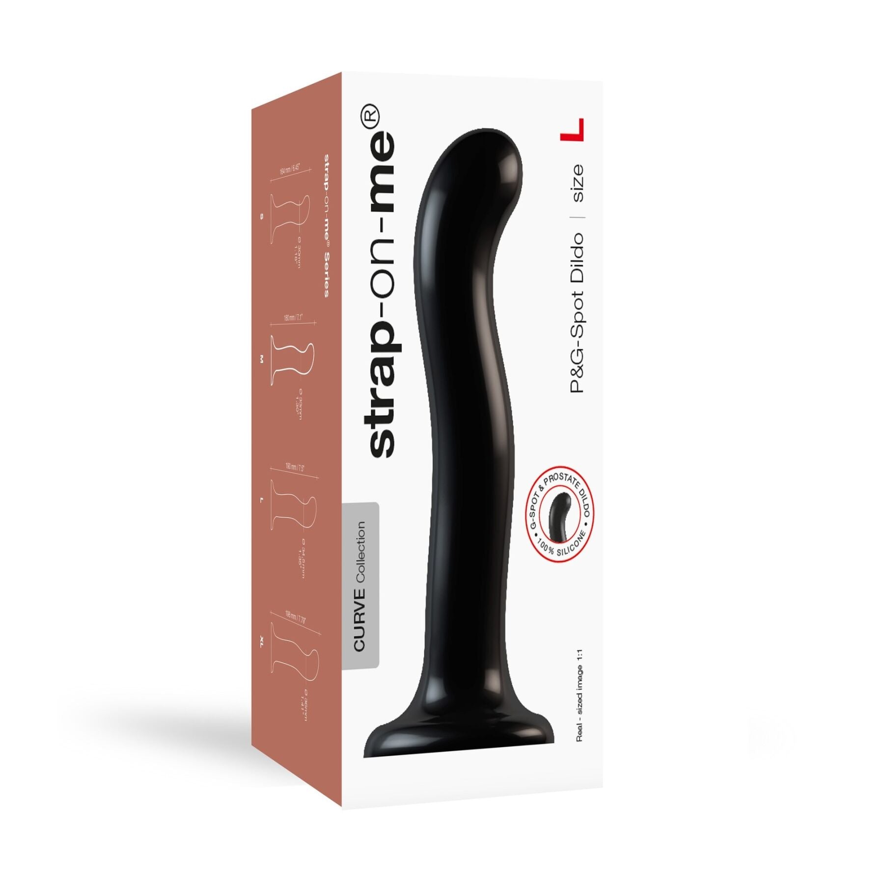 Насадка для страпона Strap-On-Me P&G-Spot Dildo