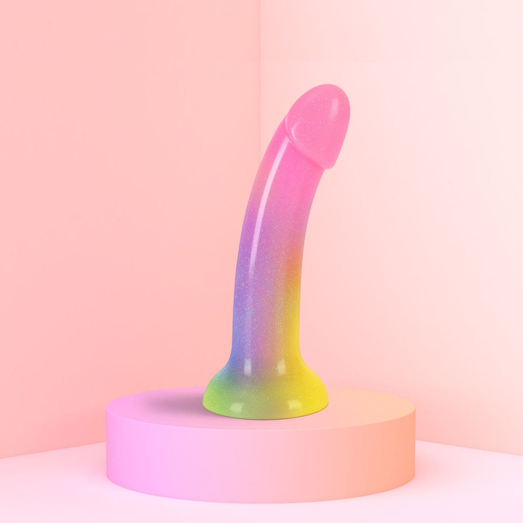 Дилдо з градієнтом та блискітками Love To Love Dildolls - Stargazer