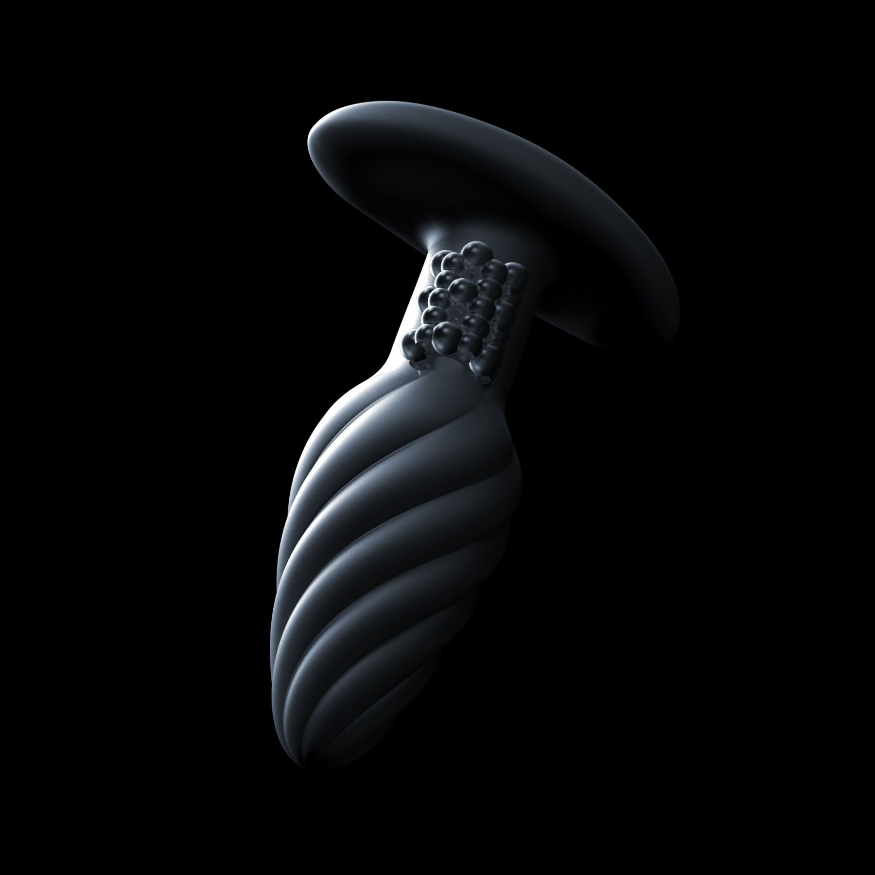Анальна пробка з вібрацією та перлинним масажем Dorcel Spin Plug