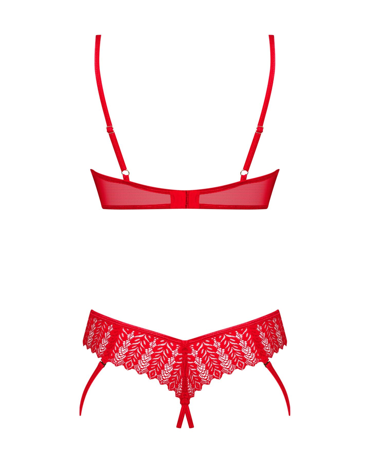 Комплект Obsessive Ingridia 2-pcs crotchless set