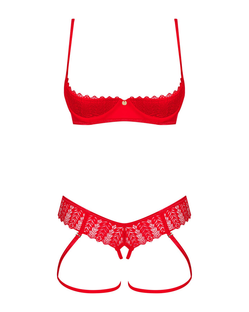 Комплект Obsessive Ingridia 2-pcs crotchless set
