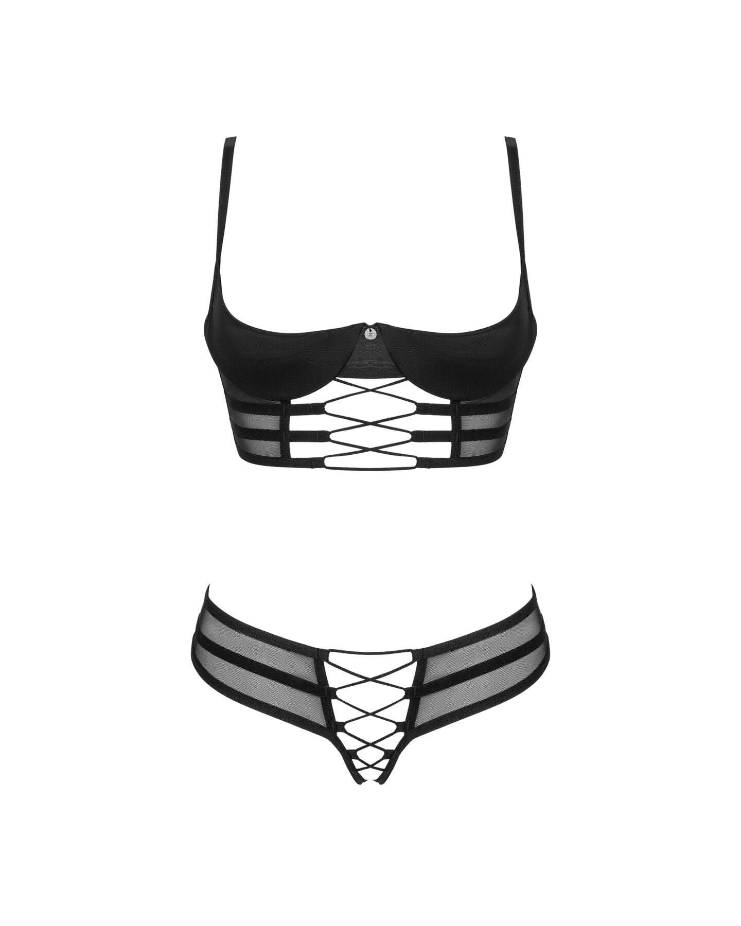 Комплект Obsessive Roxelia 2-pcs crotchless set