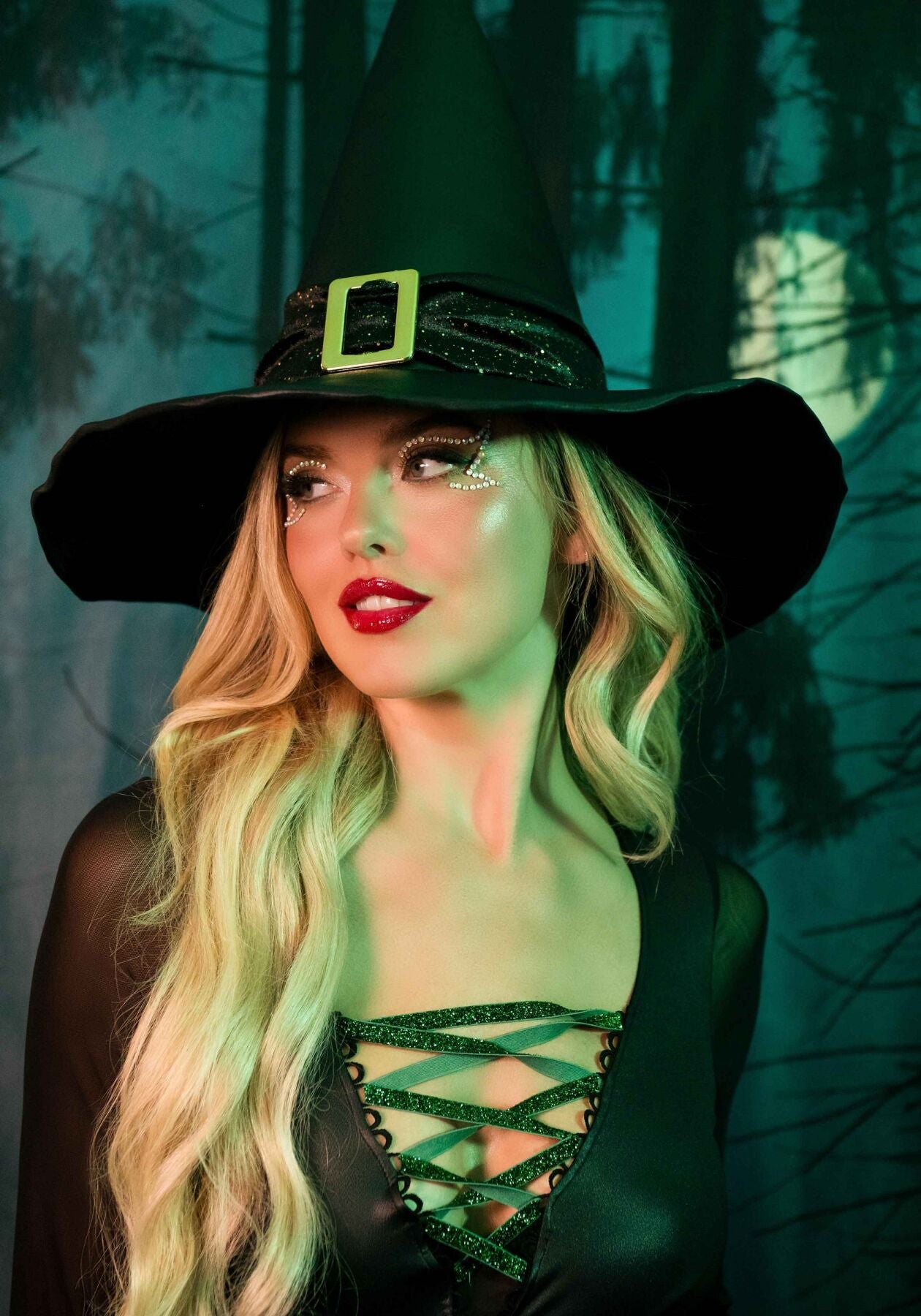 Набір страз-прикрас для тіла Leg Avenue Ayla face jewel sticker