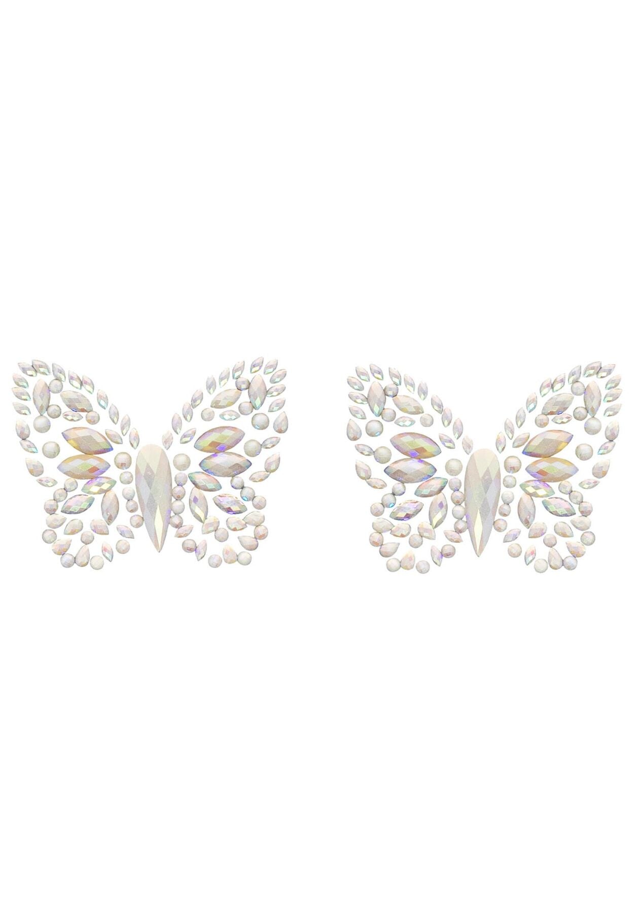Пестис-метелики з кристалів Leg Avenue Chrysallis nipple sticker