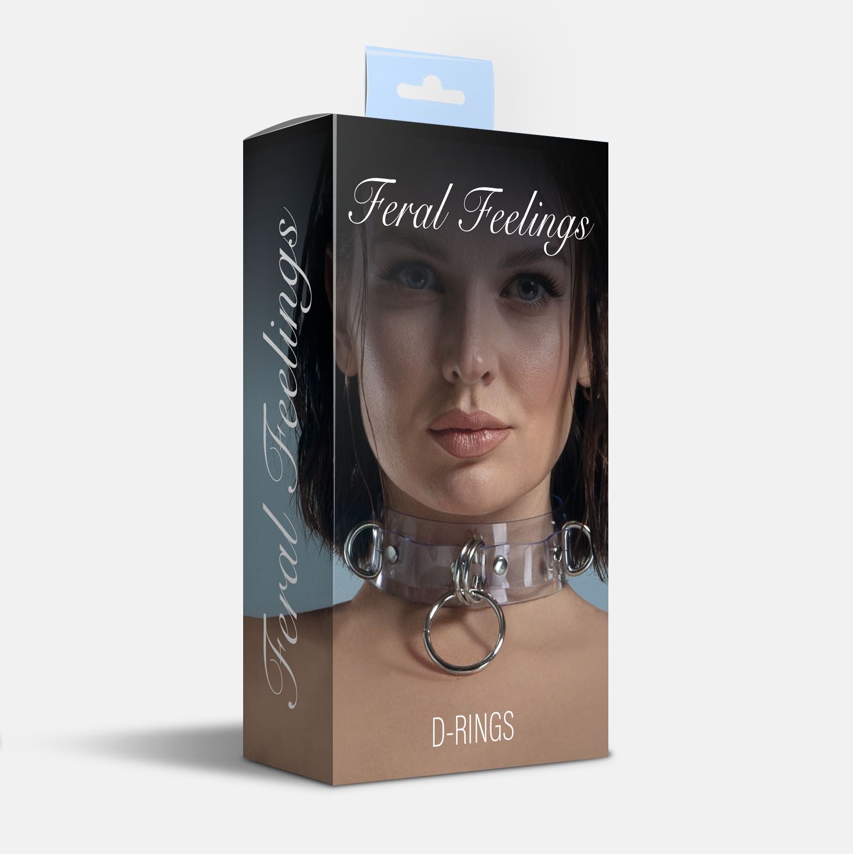 Нашийник для фіксації Feral Feelings D-Rings Trasparent