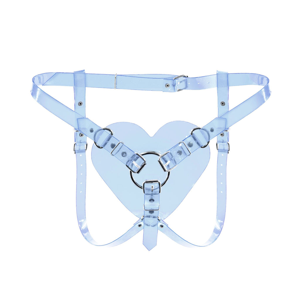 Трусики Серце для страпону Feral Feelings Hearts Strap-on Belt Hearts Strap-on Belt Trasparent